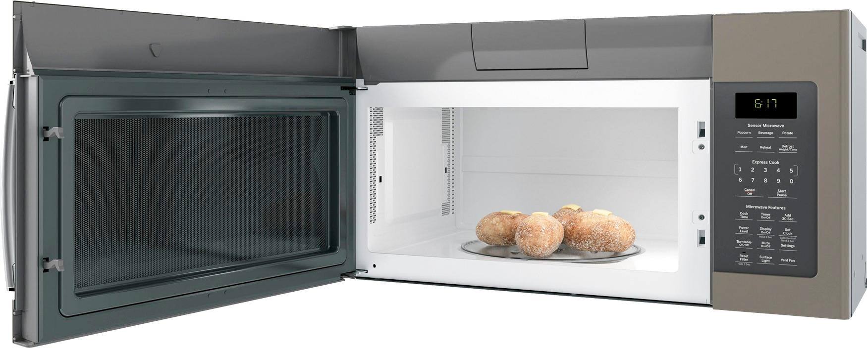 GE - 1.7 Cu. Ft. Over-the-Range Microwave - Slate at Pacific Sales