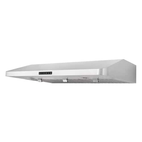 Windster Hoods - 36" Range Hood - Stainless steel - Angle_Standard