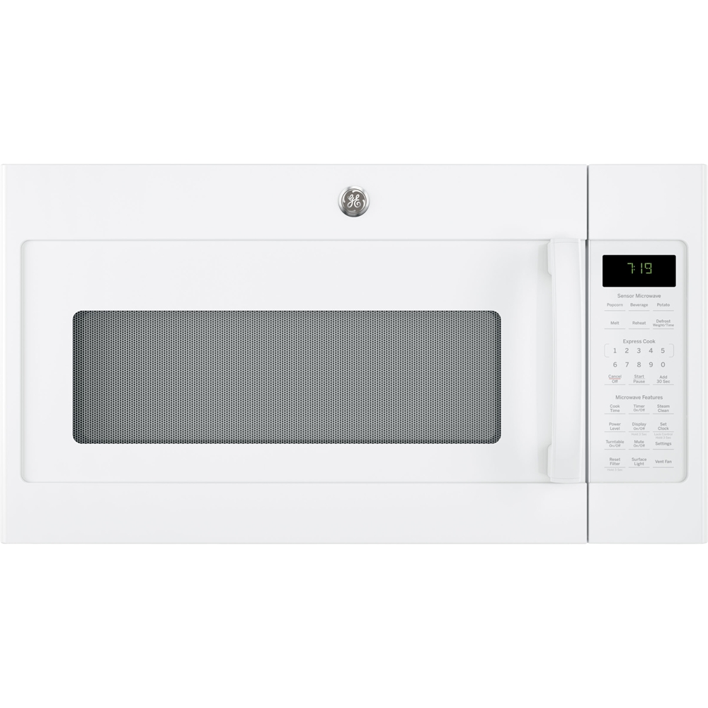 GE - 1.9 Cu. Ft. Over-the-Range Microwave with Sensor Cooking - White