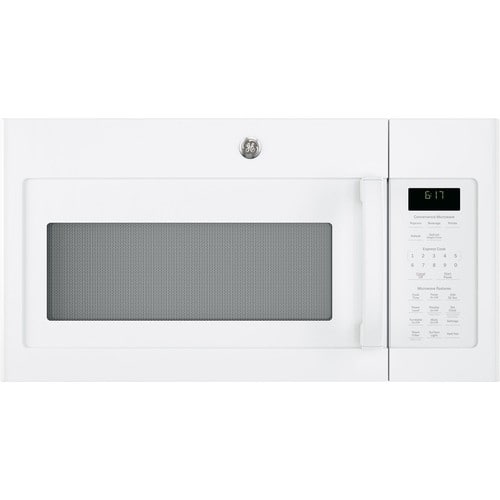 GE - 1.7 Cu. Ft. Over-the-Range Microwave - White - Front_Standard