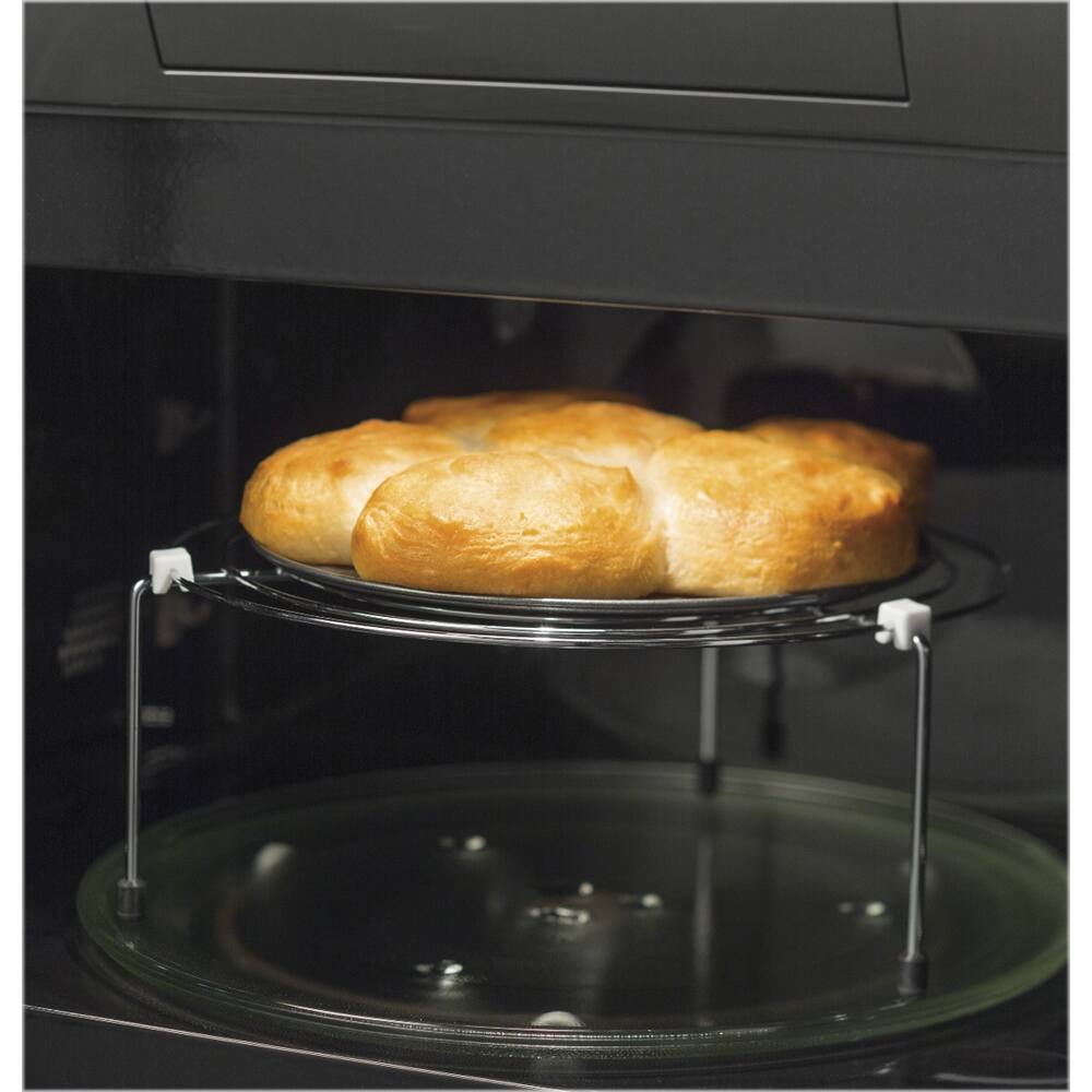 GE - Profile™ Series 1.7 cu. ft. Convection Over-the-Range Microwave - Black - Alt_View_Standard_13