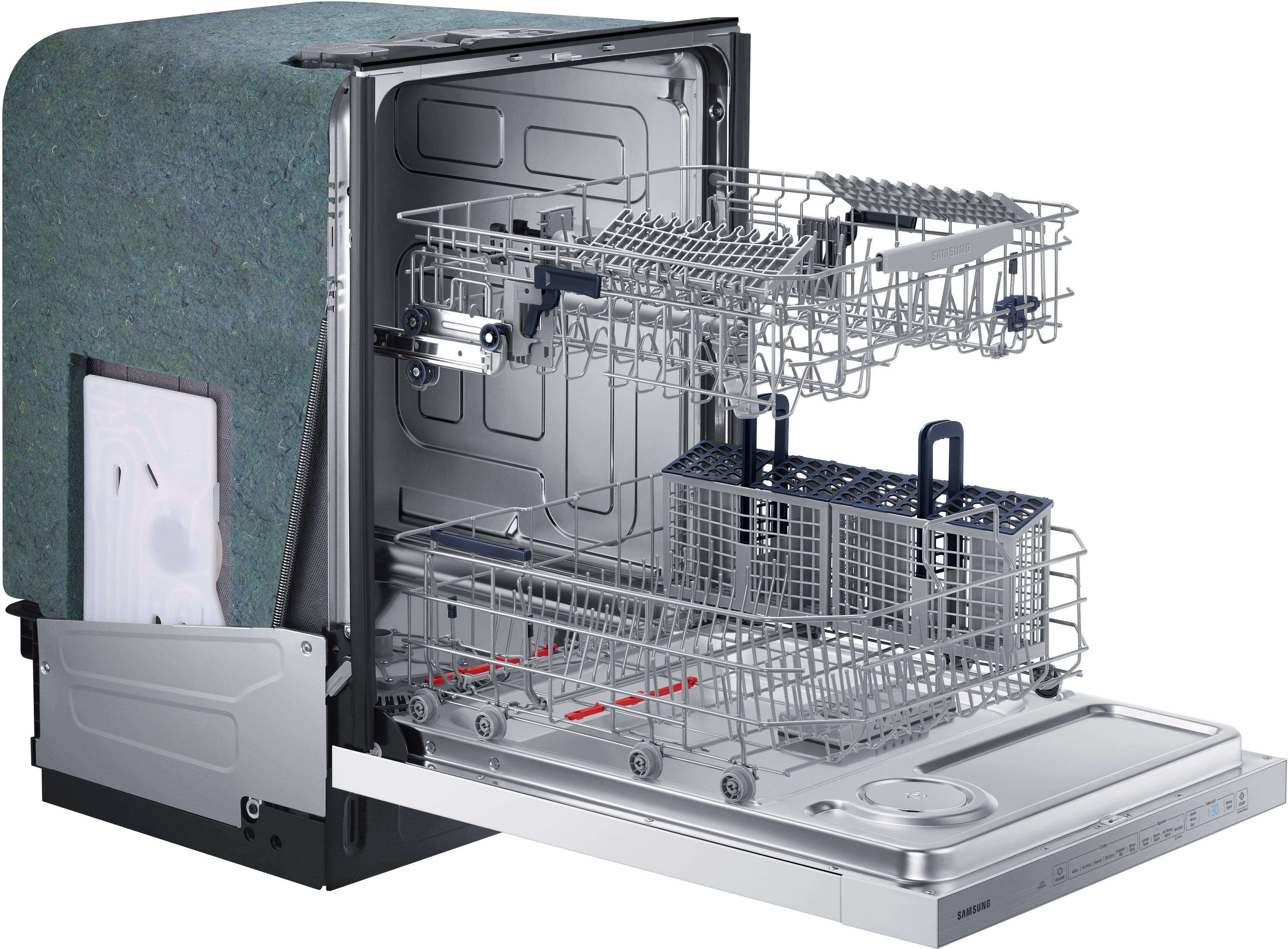 Samsung - StormWash™ 24" Top Control Built-In Dishwasher - White - Alt_View_Standard_12