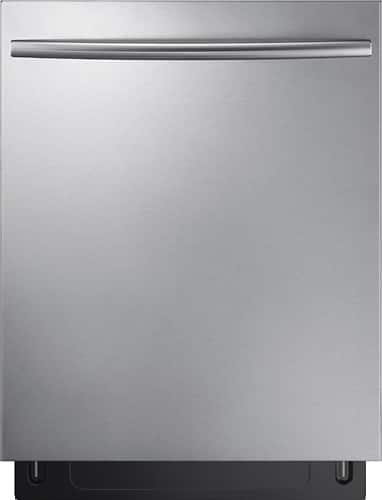 Samsung - StormWash™, 3rd Rack, 24" Top Control Built-In Dishwasher - Stainless steel - Front_Standard