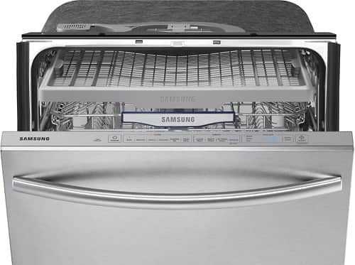 Samsung - StormWash™, 3rd Rack, 24" Top Control Built-In Dishwasher - Stainless steel - Alt_View_Standard_1