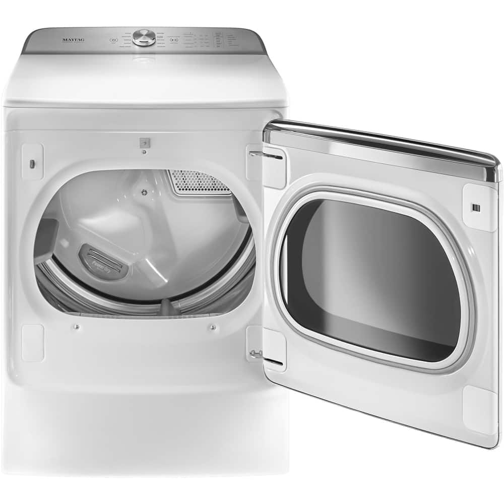 Maytag - 9.2 Cu. Ft. 10-Cycle Gas Dryer with Steam - White - Alt_View_Standard_11