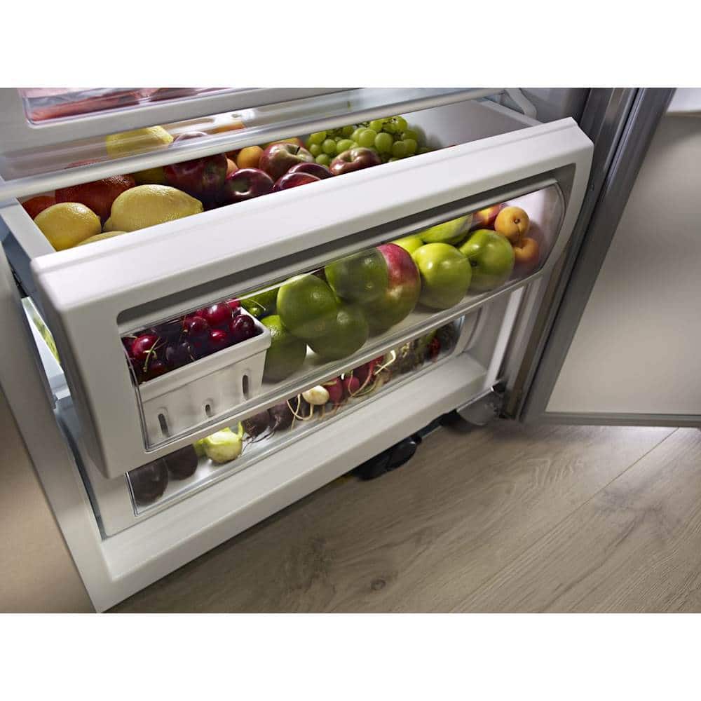 KitchenAid - 29.5 Cu. Ft. Side-by-Side Built-In Refrigerator - Stainless steel - Alt_View_Standard_11