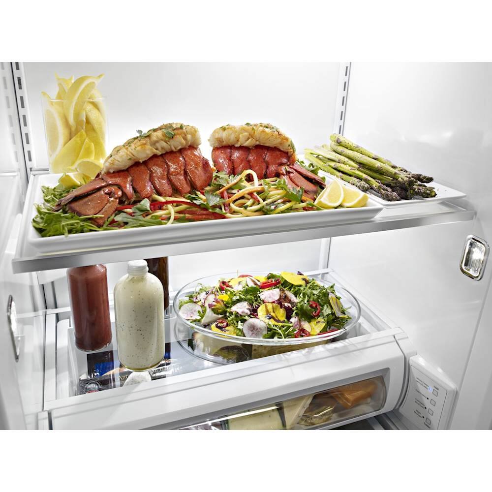 KitchenAid - 29.5 Cu. Ft. Side-by-Side Built-In Refrigerator - Stainless steel - Alt_View_Standard_16
