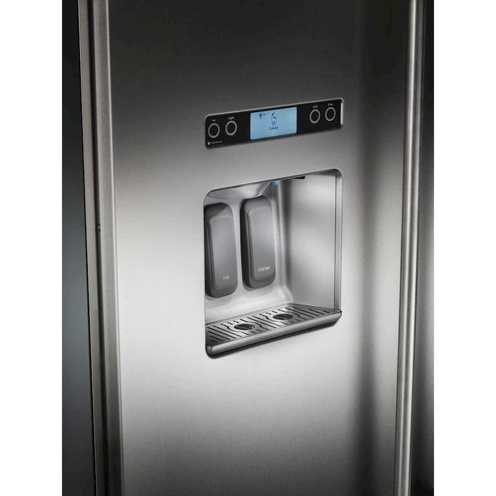 KitchenAid - 29.5 Cu. Ft. Side-by-Side Built-In Refrigerator - Stainless steel - Alt_View_Standard_4