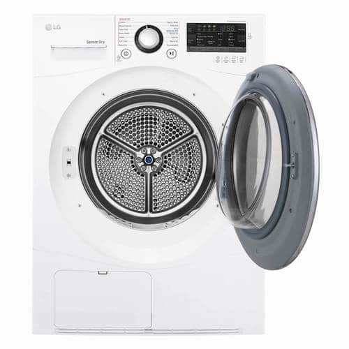 LG - 4.2 Cu. Ft. 14-Cycle Compact Electric Dryer - White - Alt_View_Standard_11