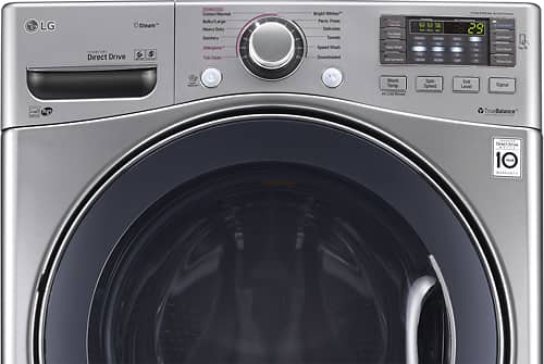 LG - TurboWash 4.5 Cu. Ft. 12-Cycle Front-Loading Washer with Steam - Graphite Steel - Alt_View_Standard_2