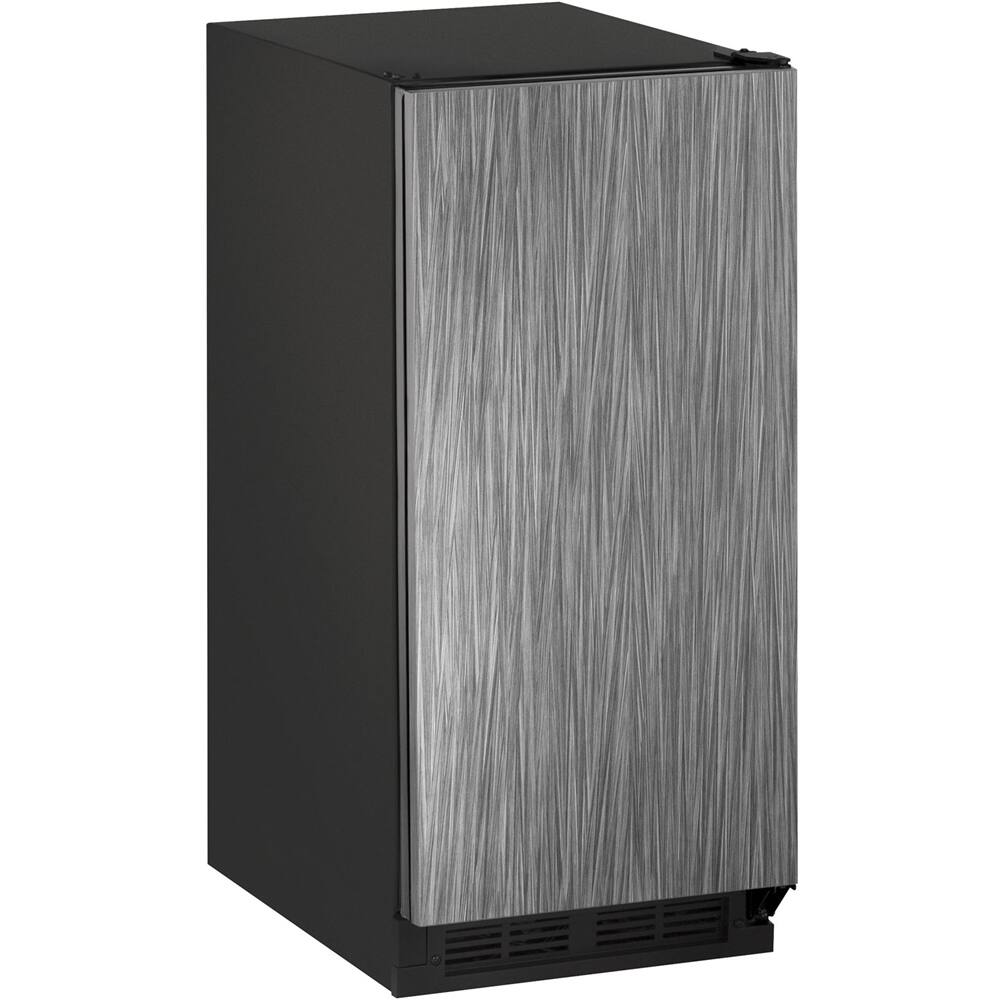 U-Line - 1000 Series 14.9" 60-Lb. Freestanding Icemaker - Black - Front_Zoom