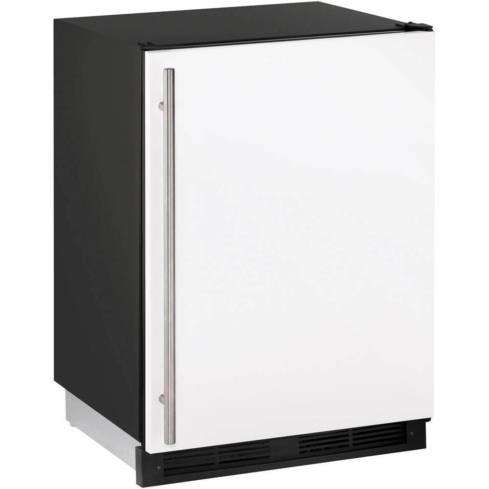 U-Line - Combo 1000 Series 4.2 Cu. Ft. Built-In Compact Refrigerator - White solid - Angle_Standard