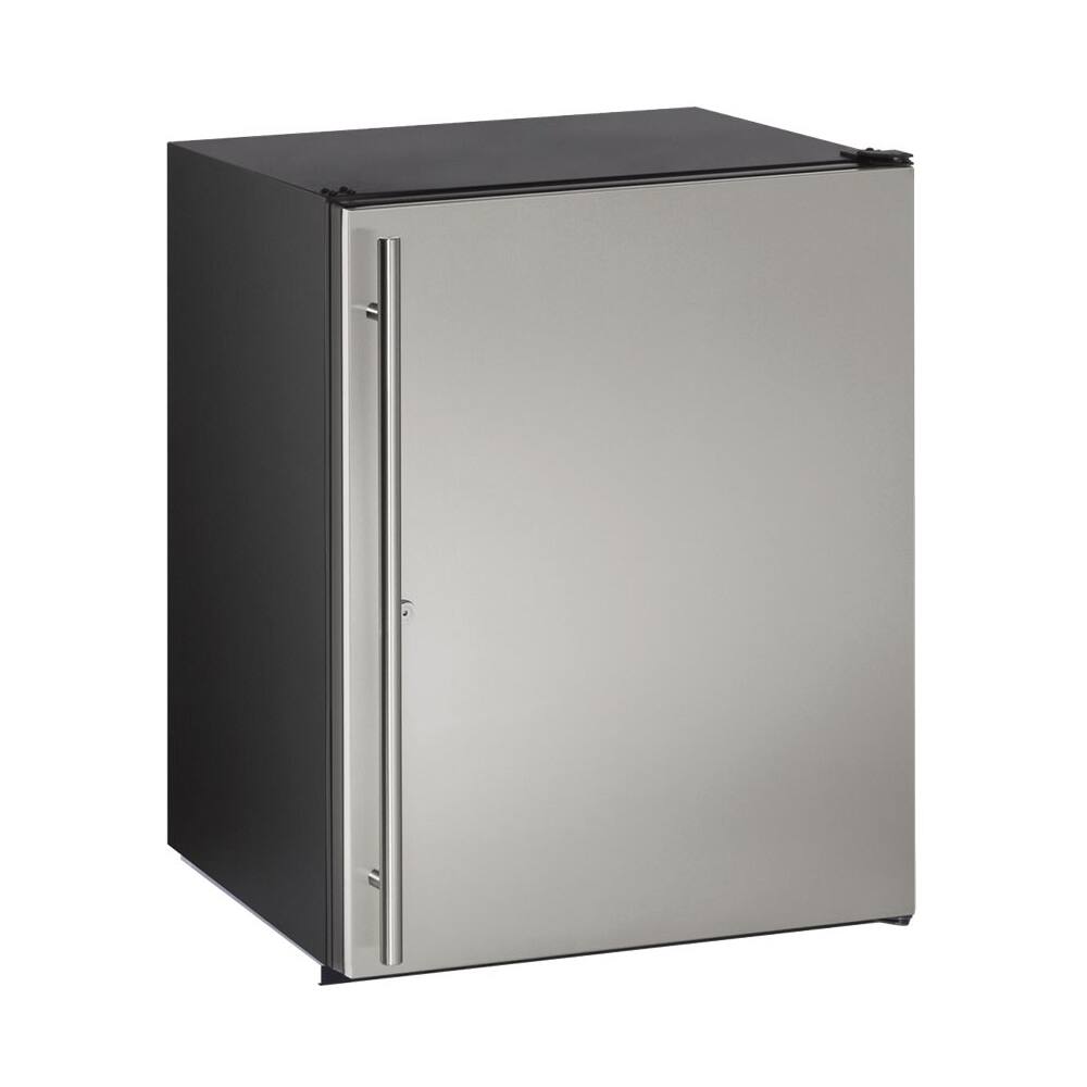 U-Line - ADA Series 5.3 Cu. Ft. Compact Refrigerator - Stainless solid - Angle_Standard