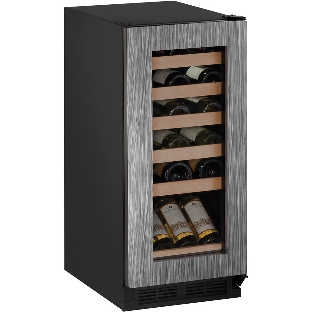 U-Line - Wine Captain 24-Bottle Wine Cooler - Silver - Angle_Zoom