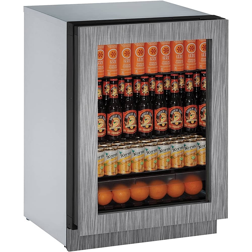 U-Line - Modular 3000 Series 4.9 Cu. Ft. Built-In Compact Refrigerator - Stainless - Angle_Zoom
