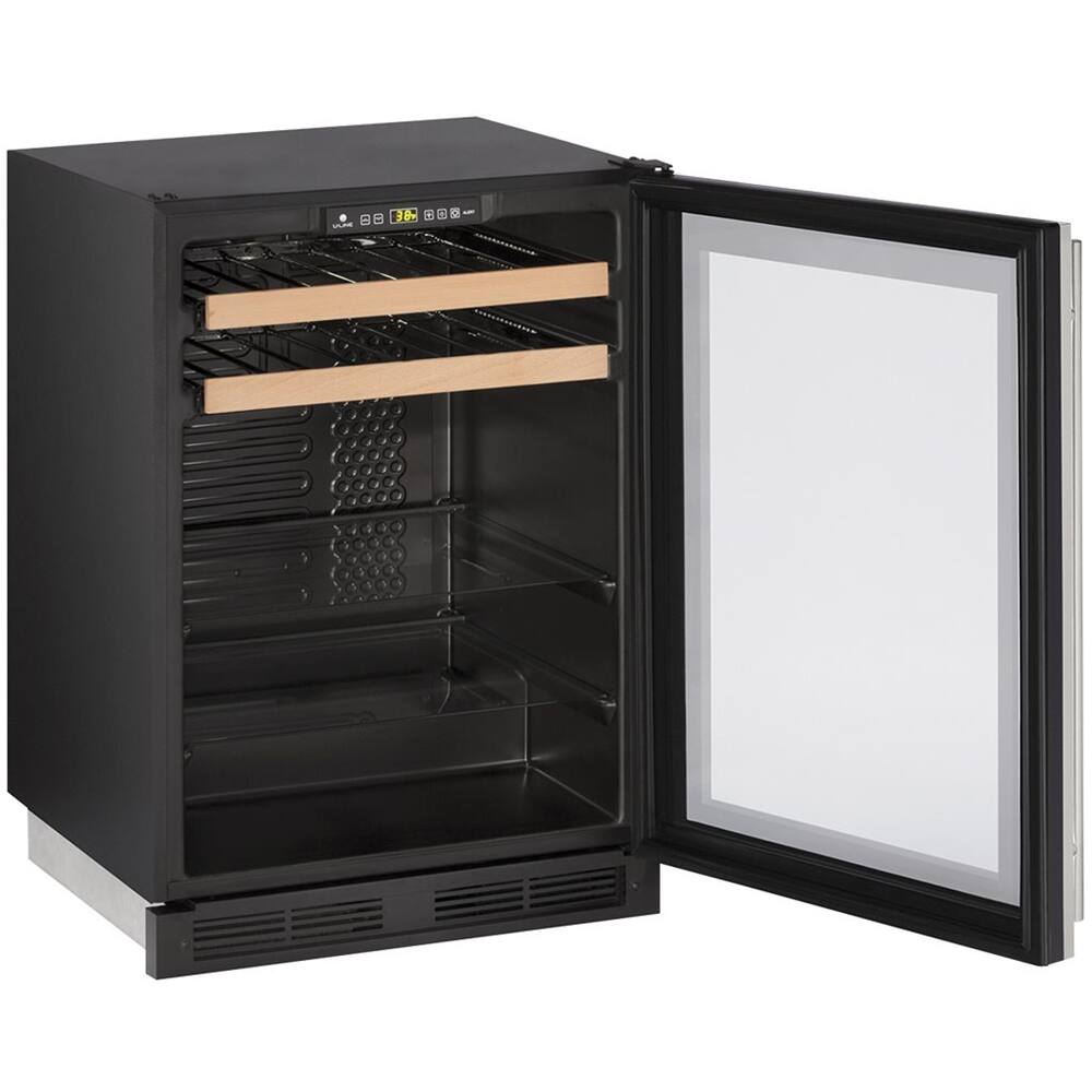 U-Line - 1000 Series 105-Can Built-In Beverage Cooler - Stainless - Alt_View_Standard_11