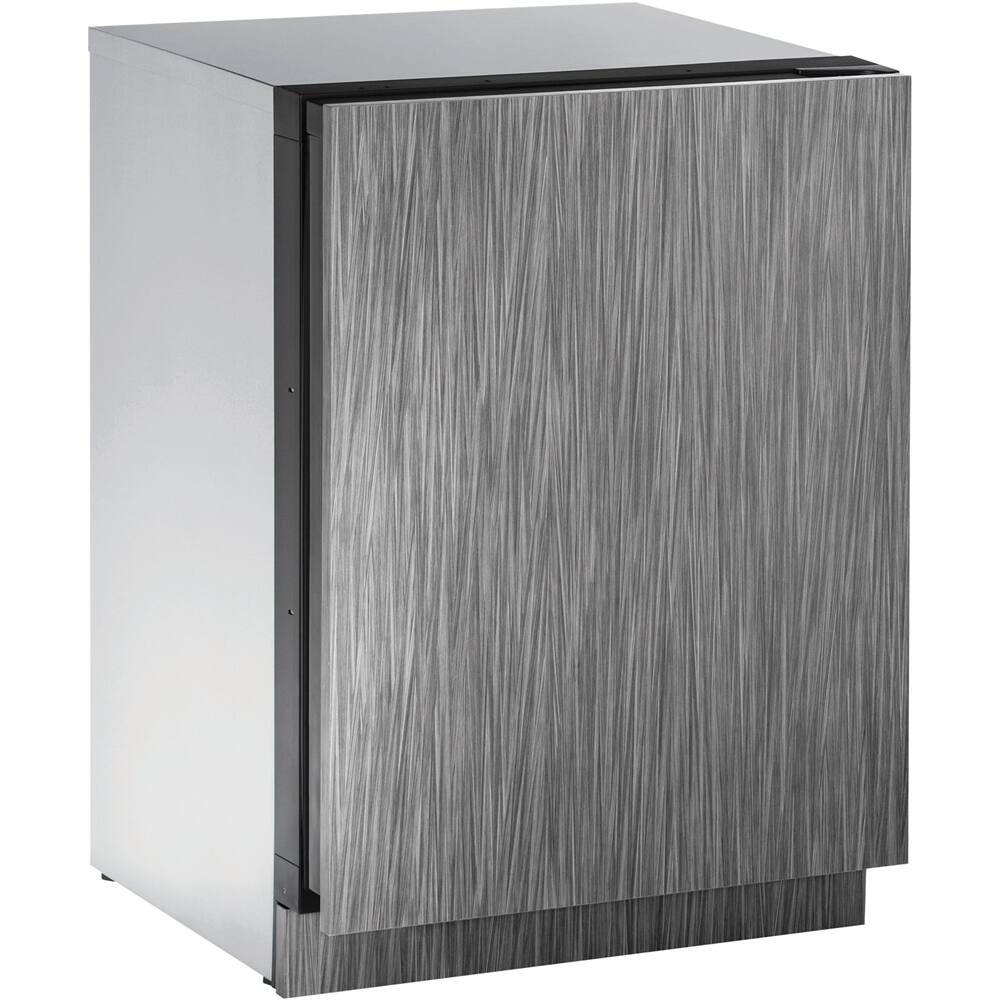 U-Line - 2000 Series 4.9 Cu. Ft. Built-In Compact Refrigerator - Silver - Angle_Standard