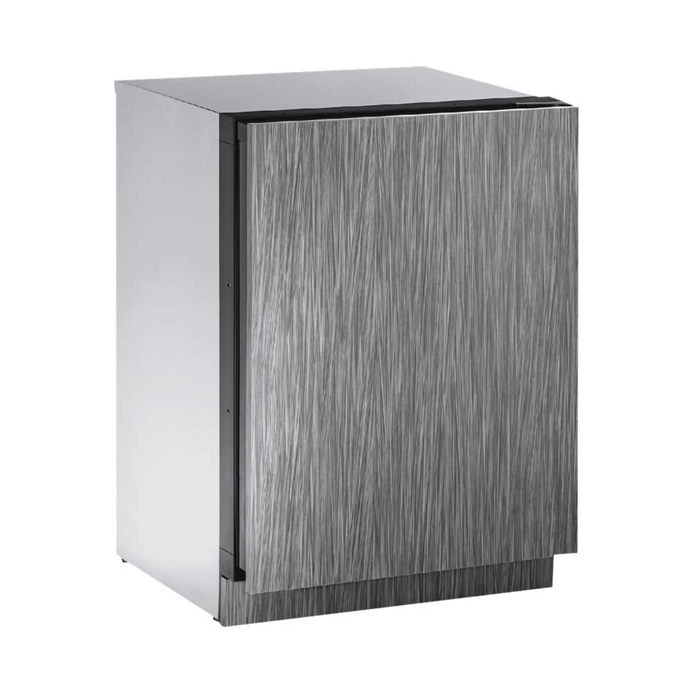 U-Line - Modular 3000 Series 4.5 Cu. Ft. Built-In Compact Refrigerator - Silver - Angle_Zoom