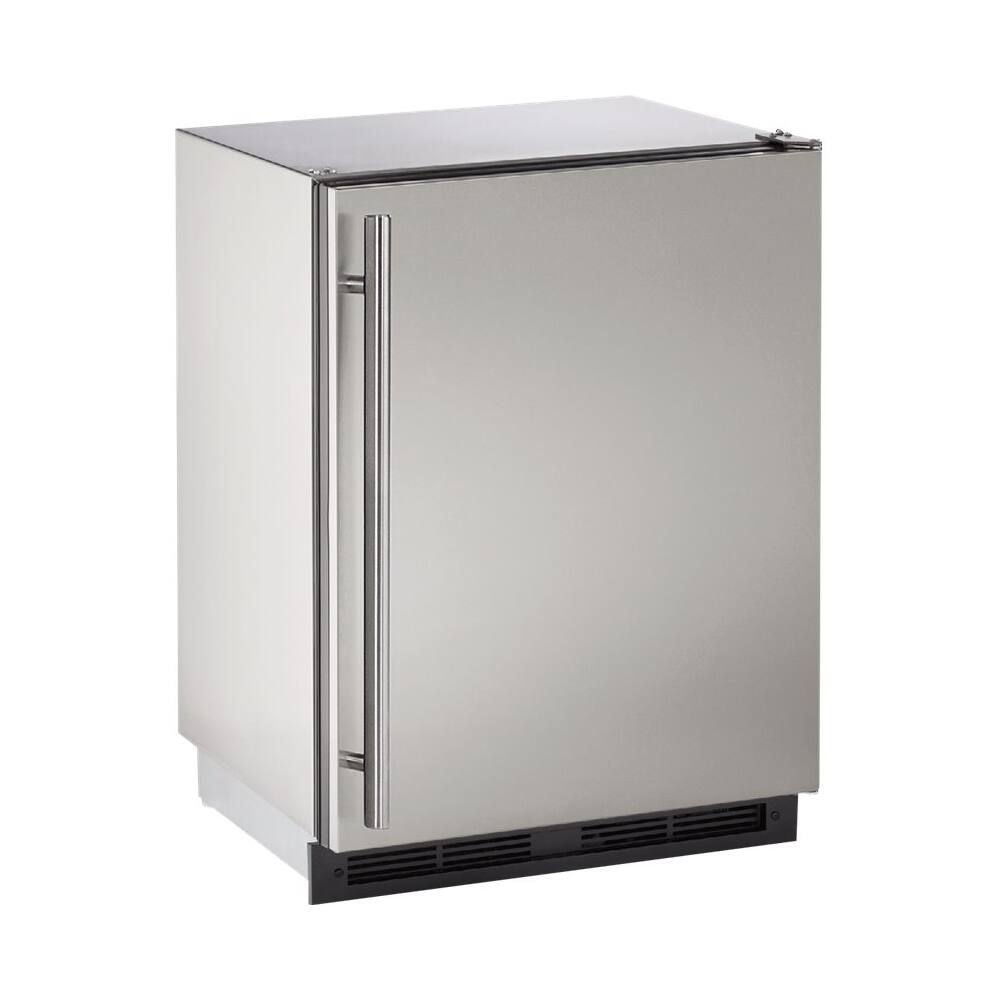 U-Line - Outdoor Series 5.2 Cu. Ft. Built-In Mini Fridge - Stainless steel - Front_Zoom
