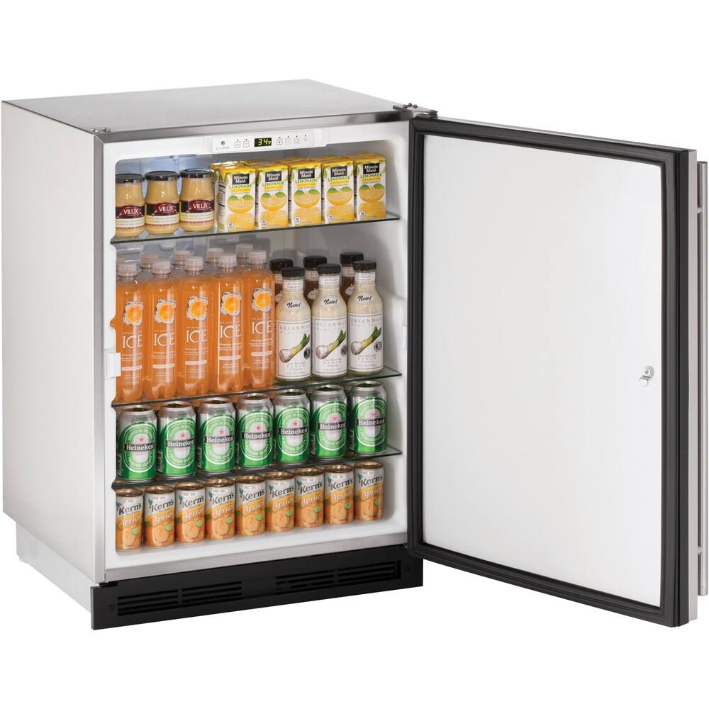 U-Line - Outdoor Series 5.2 Cu. Ft. Built-In Mini Fridge - Stainless steel - Alt_View_Standard_11