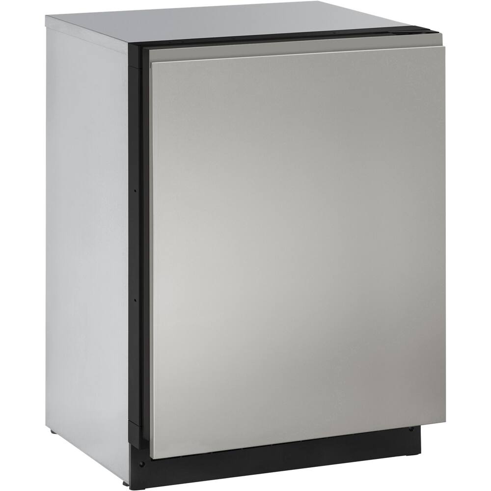 U-Line - Wine Captain 43-Bottle Built-In Wine Cooler - Silver - Angle_Standard