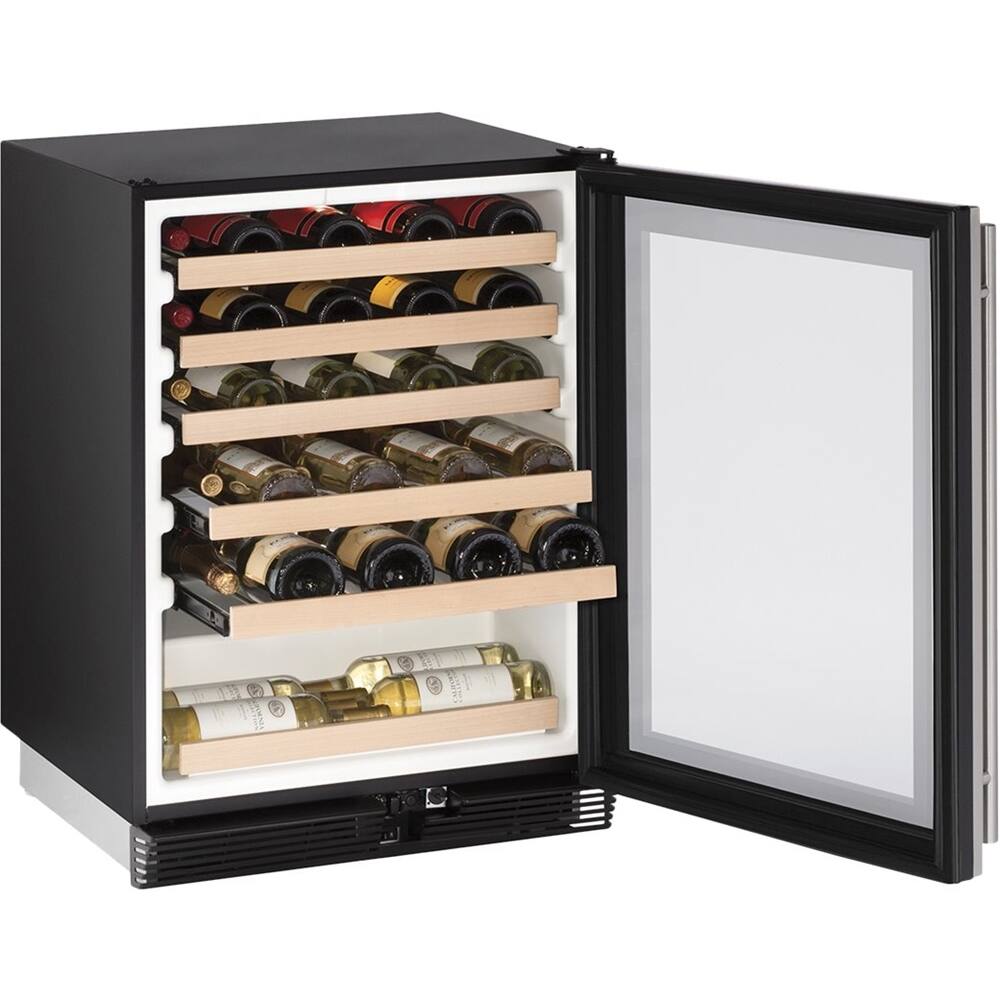 U-Line - Wine Captain 48-Bottle Built-In Wine Cooler - Stainless steel - Alt_View_Standard_11