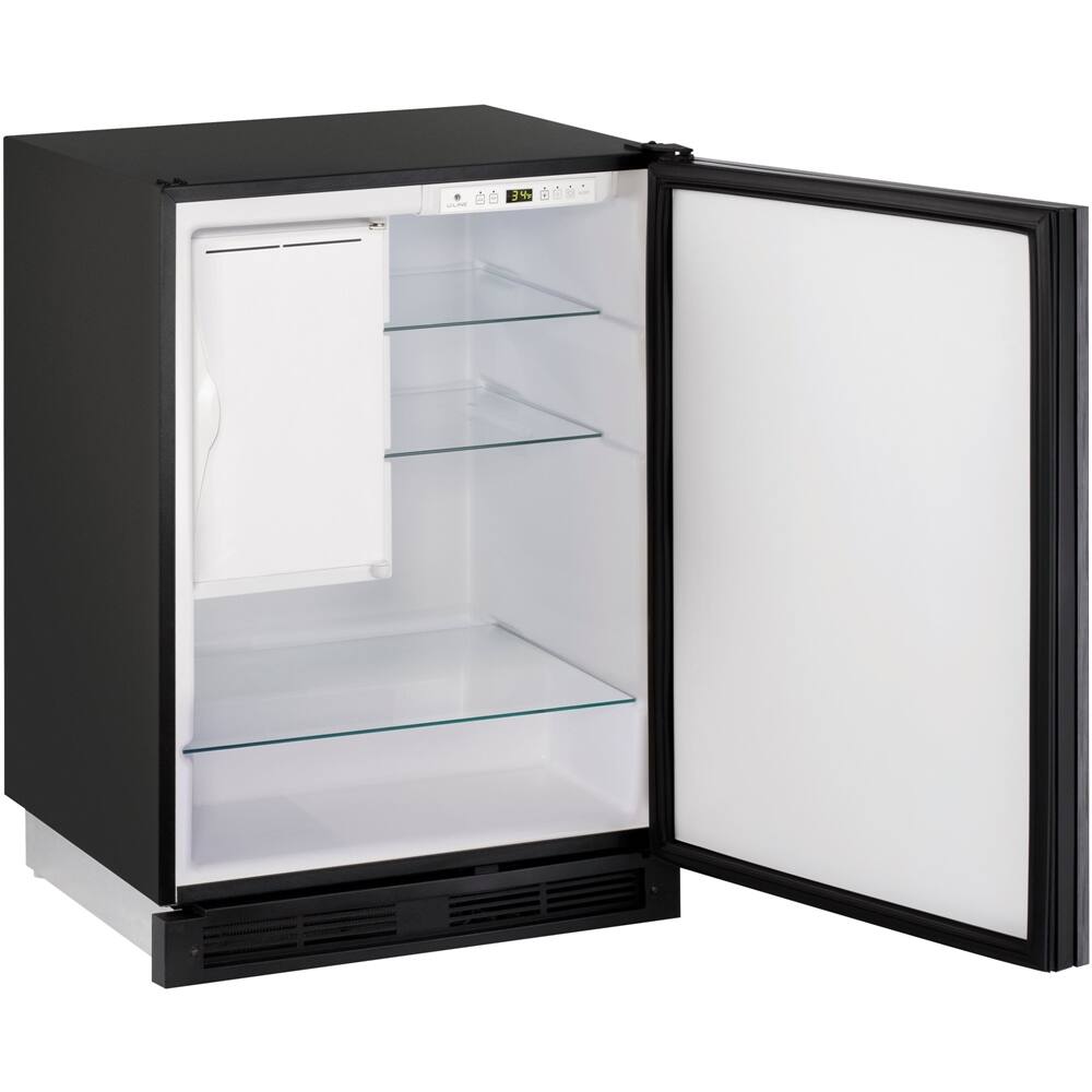 U-Line - Combo 1000 Series 4.2 Cu. Ft. Built-In Mini Fridge - Black - Alt_View_Standard_11