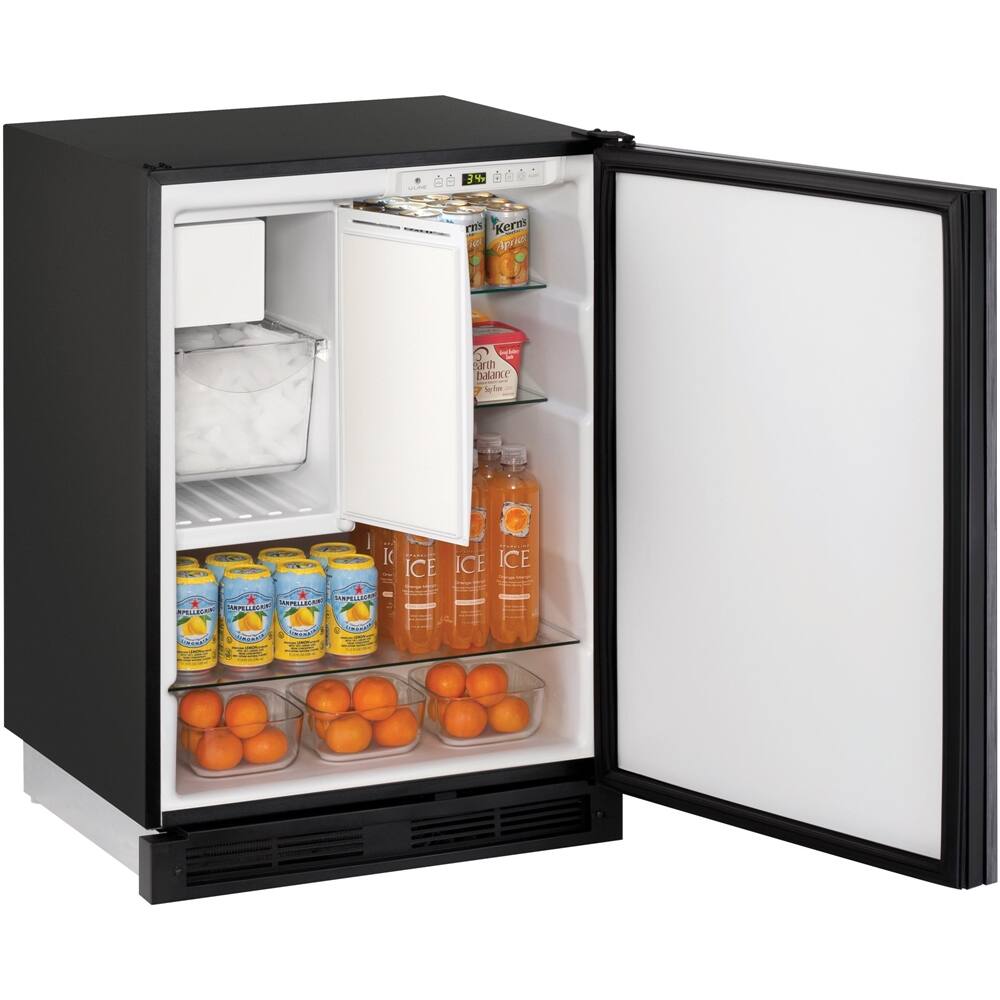 U-Line - Combo 1000 Series 4.2 Cu. Ft. Built-In Mini Fridge - Black - Alt_View_Standard_12