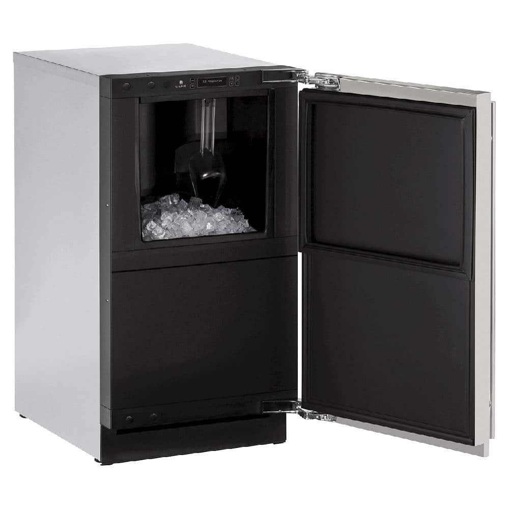 U-Line - 18" 60-Lb. Built-In Icemaker - Stainless - Alt_View_Standard_11