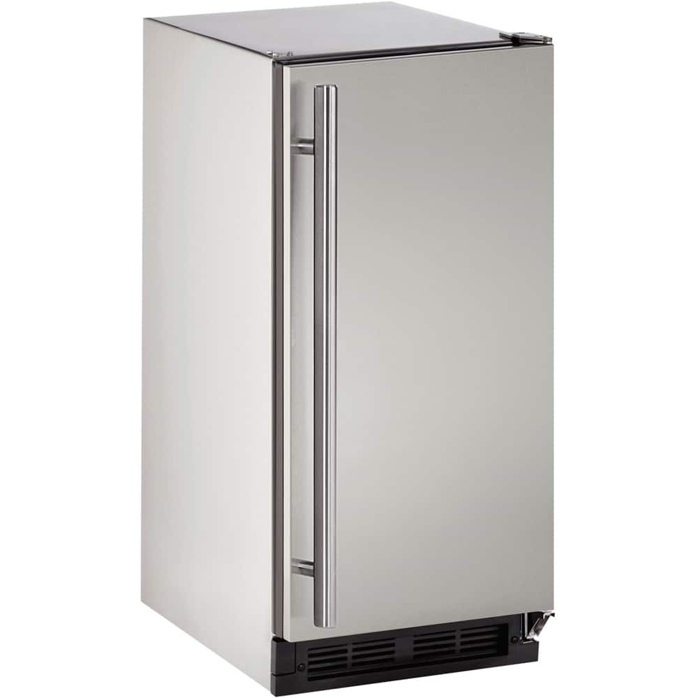 U-Line - Outdoor Series 2.9 Cu. Ft. Compact Refrigerator - Stainless solid - Angle_Standard
