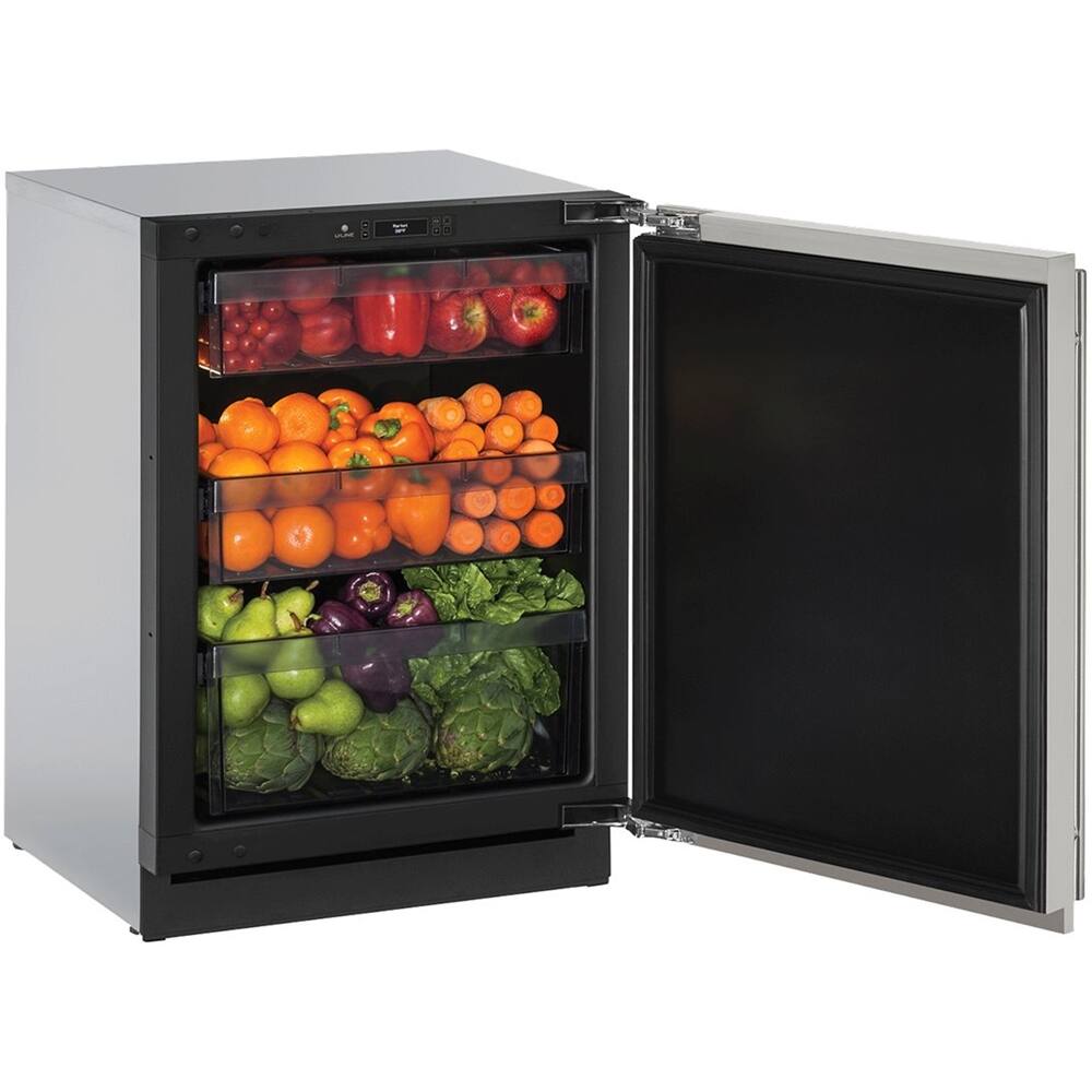 U-Line - Modular 3000 Series 4.9 Cu. Ft. Built-In Compact Refrigerator - Stainless steel - Alt_View_Standard_11