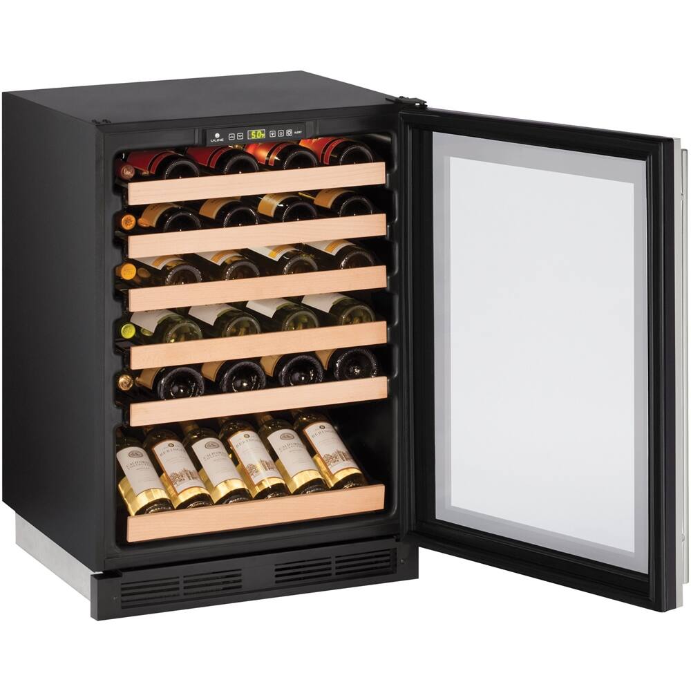 U-Line - Wine Captain 48-Bottle Built-In Wine Cooler - Stainless - Alt_View_Standard_11