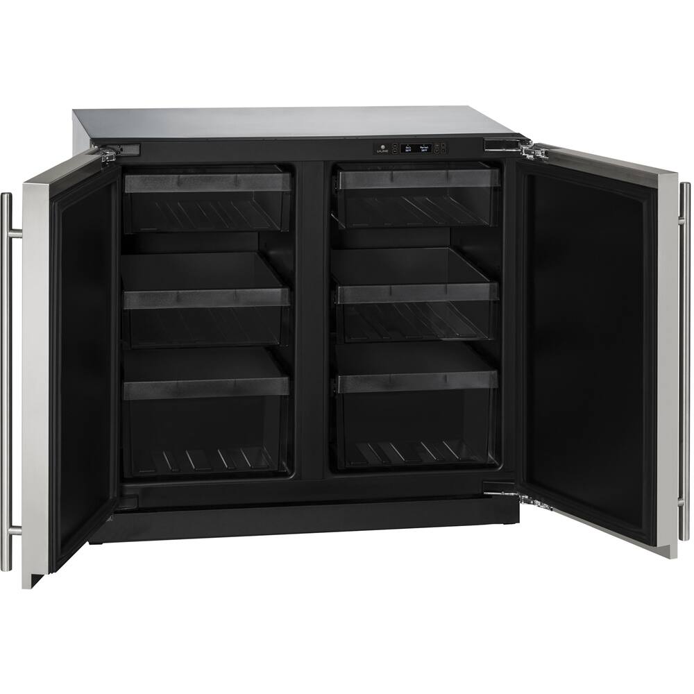 U-Line - Modular 3000 Series 6.9 Cu. Ft. Built-In Compact Refrigerator - Stainless steel - Alt_View_Standard_13