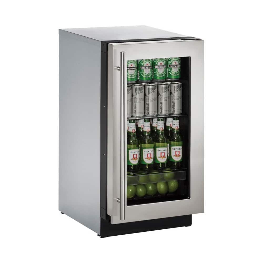 U-Line - Modular 3000 Series 3.6 Cu. Ft. Built-In Compact Refrigerator - Stainless - Angle_Zoom