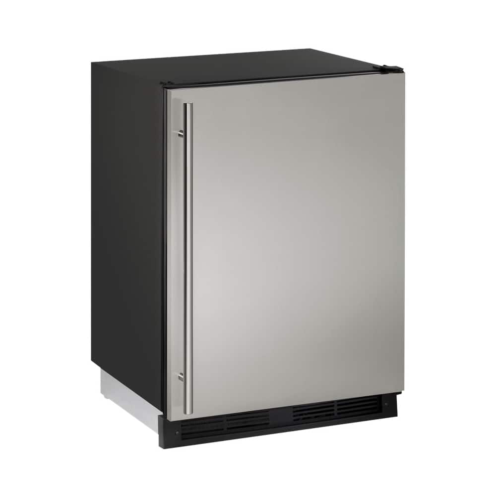 U-Line - 1000 Series 5.2 Cu. Ft. Built-In Compact Refrigerator - Stainless - Angle_Zoom