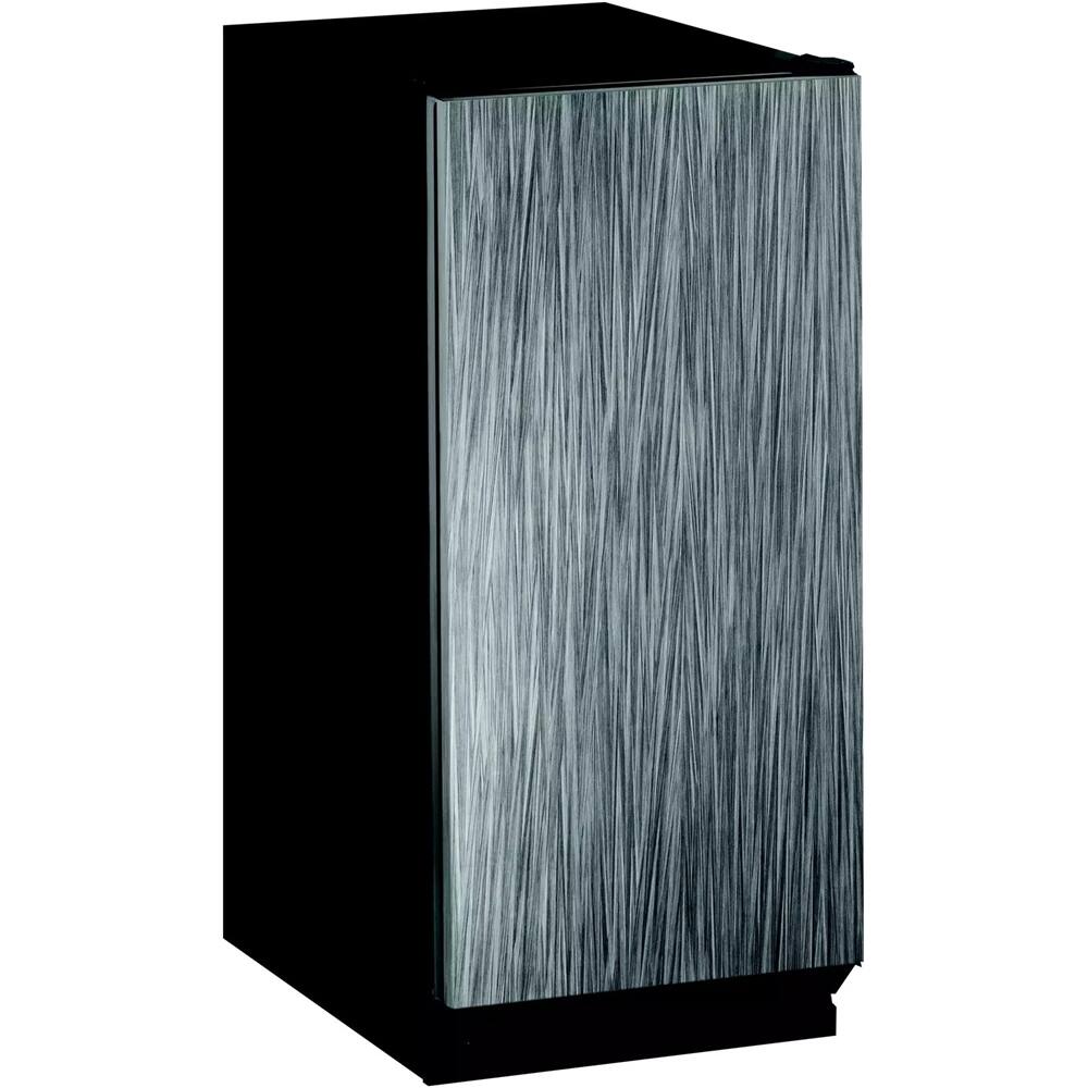 U-Line - 1000 Series 14.9" 25-Lb. Freestanding Icemaker - Black - Front_Zoom