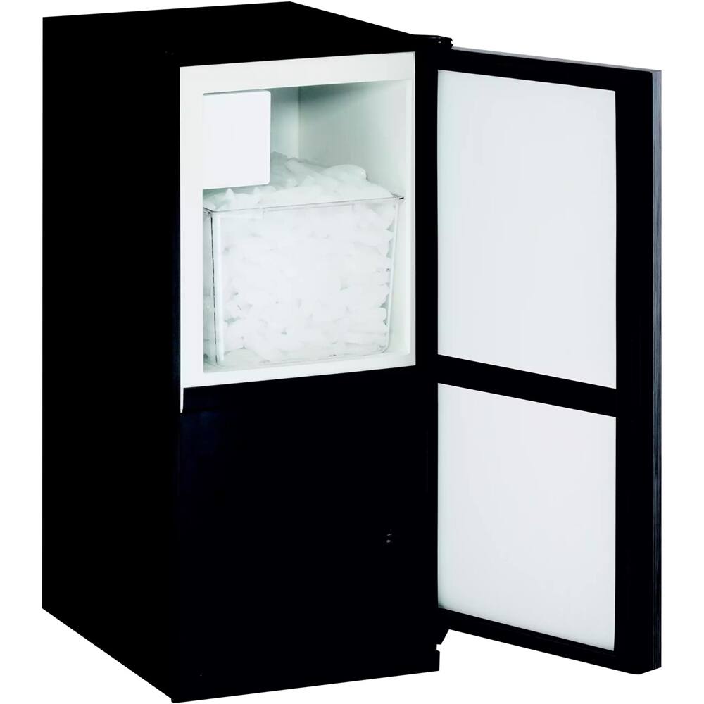 U-Line - 1000 Series 14.9" 25-Lb. Freestanding Icemaker - Black - Alt_View_Standard_11