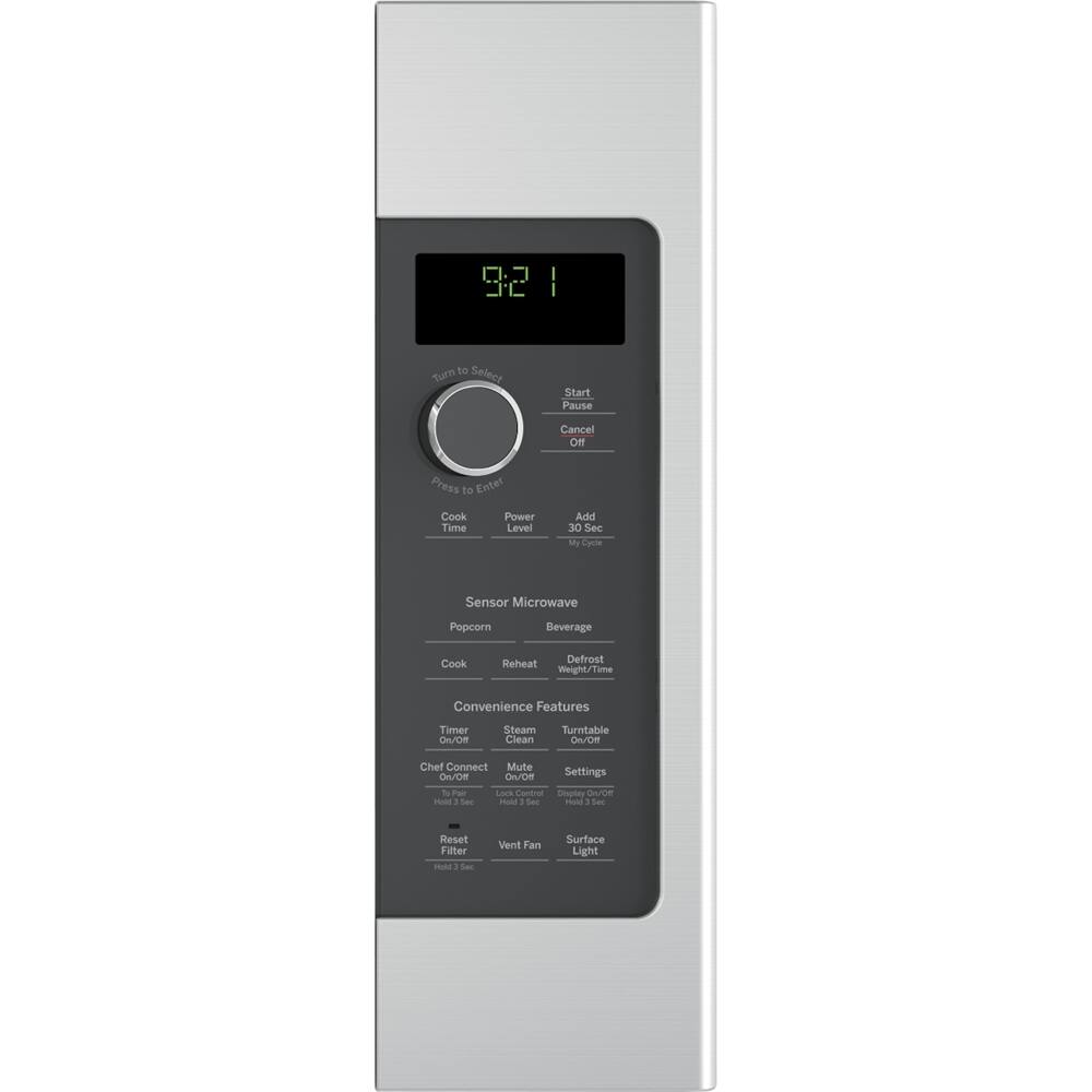 GE - Profile™ Series 2.1 cu. ft. Sensor Over-the-Range Microwave - Stainless steel - Alt_View_Standard_14