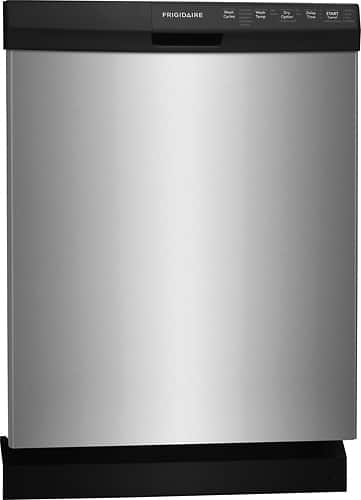 Frigidaire - 24" Tall Tub Built-In Dishwasher - Stainless steel - Angle_Standard