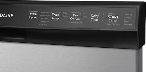 Frigidaire - 24" Tall Tub Built-In Dishwasher - Stainless steel - Alt_View_Standard_1