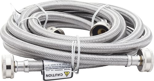 Smart Choice - 6' Stainless-Steel Washing Machine Fill Hose (2-Pack) - Alt_View_Standard_12