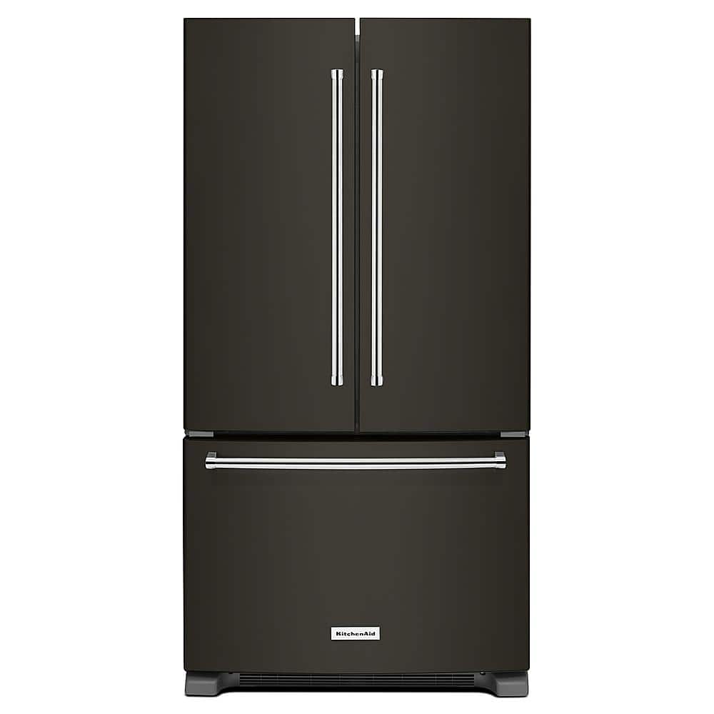 KitchenAid 25 Cu. Ft. French Door Refrigerator Black stainless