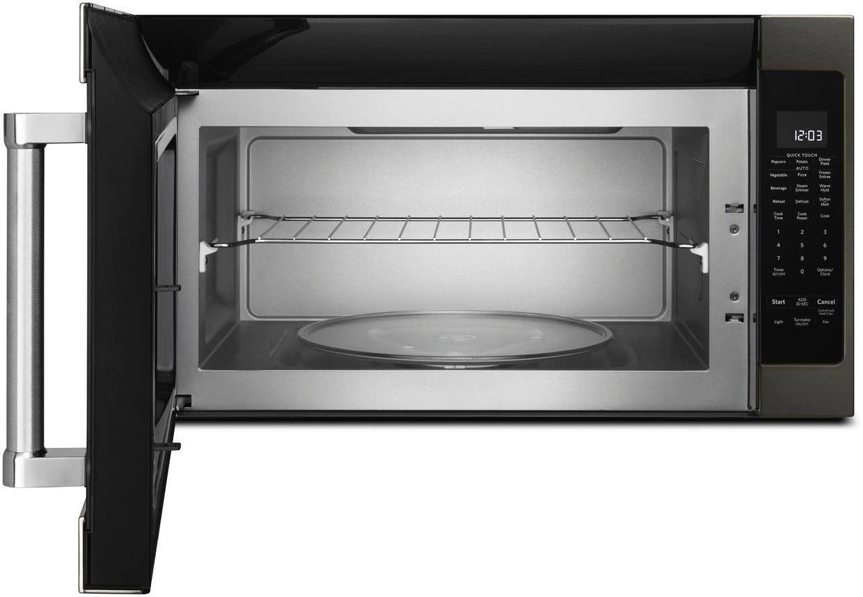 KitchenAid - 2.0 Cu. Ft. Over-the-Range Microwave with Sensor Cooking - Black stainless steel - Alt_View_Standard_11