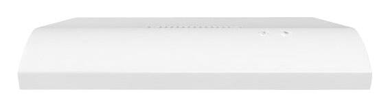 Whirlpool - 30" Externally Vented Range Hood - White - Front_Standard