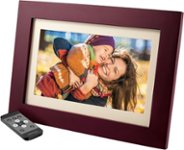 Insignia - 10" Widescreen LCD Digital Photo Frame - Espresso
