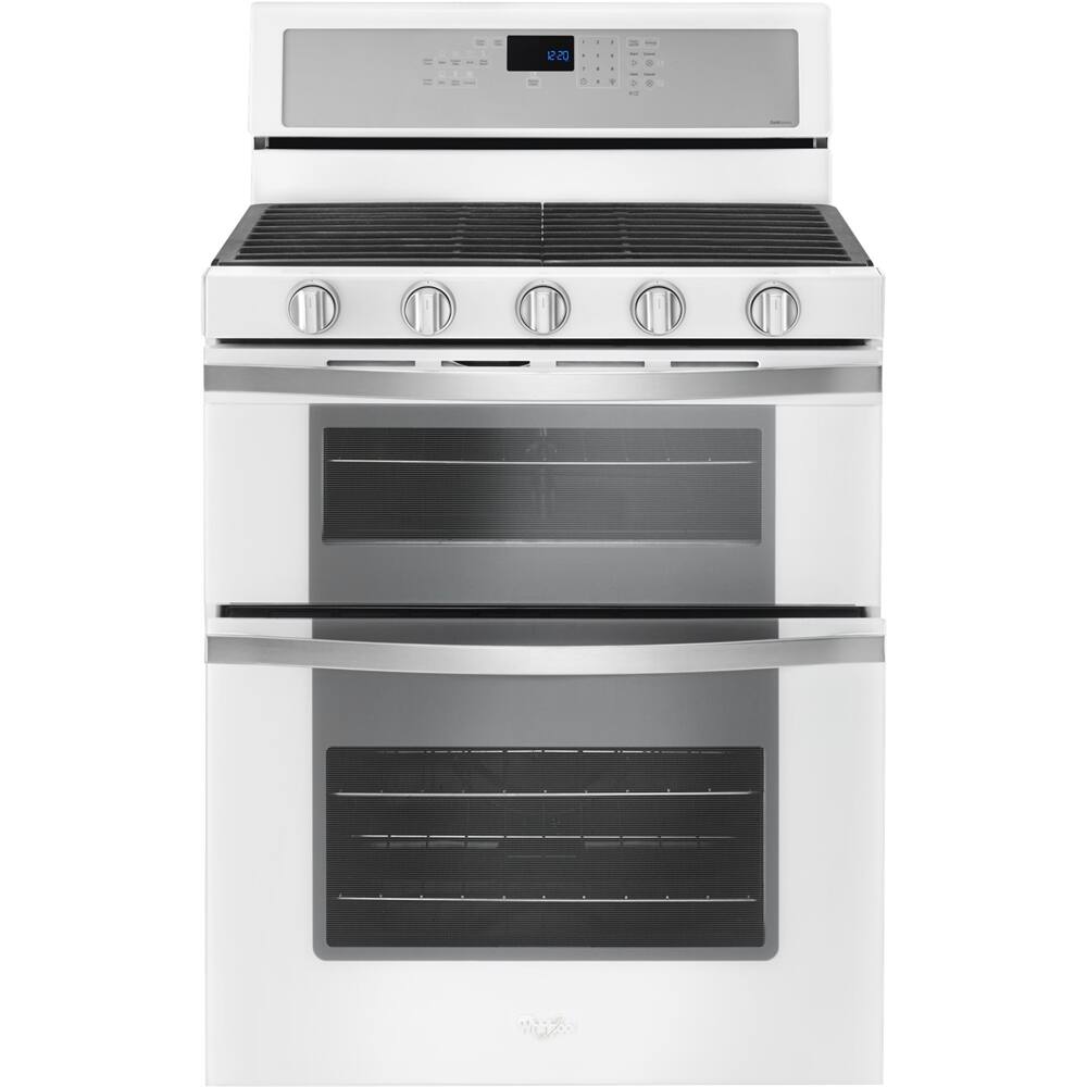 Whirlpool - 6.0 Cu. Ft. Self-Cleaning Freestanding Double ...