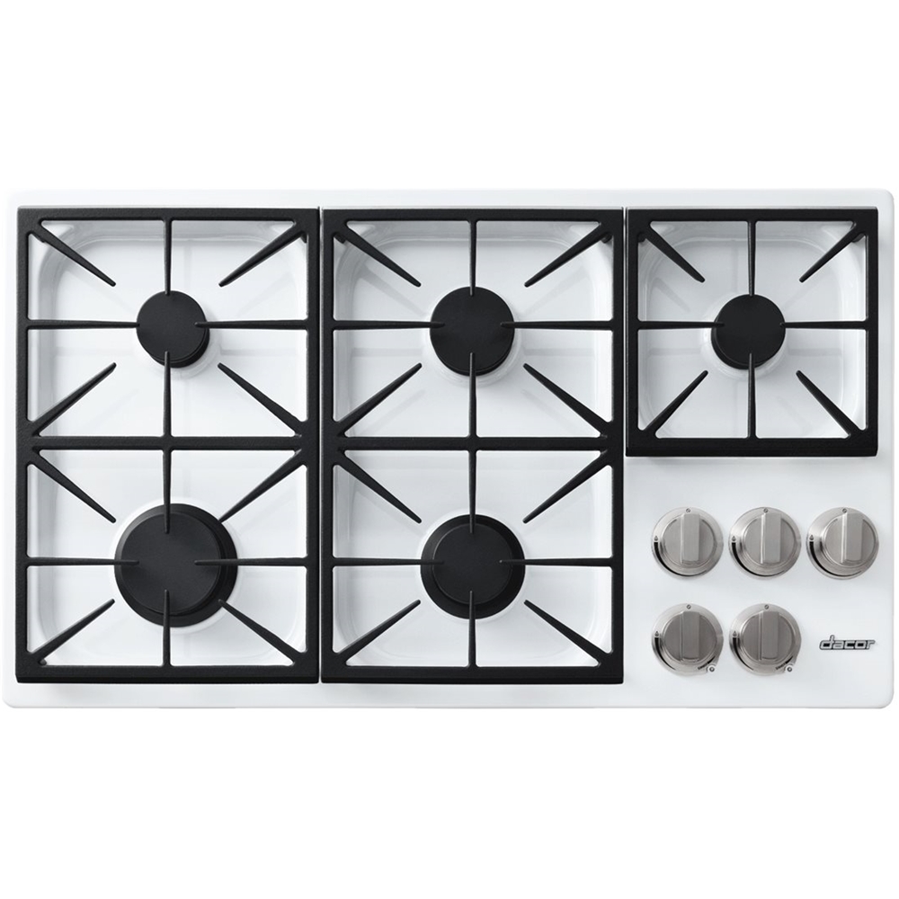 Dacor Discovery 36 Gas Cooktop White At Pacific Sales