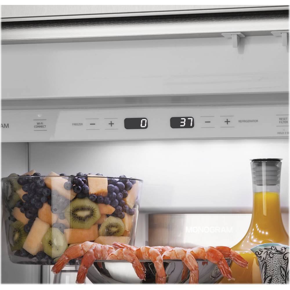 Monogram - 25.5 Cu. Ft. Side-by-Side Built-In Refrigerator - Stainless steel - Alt_View_Standard_12
