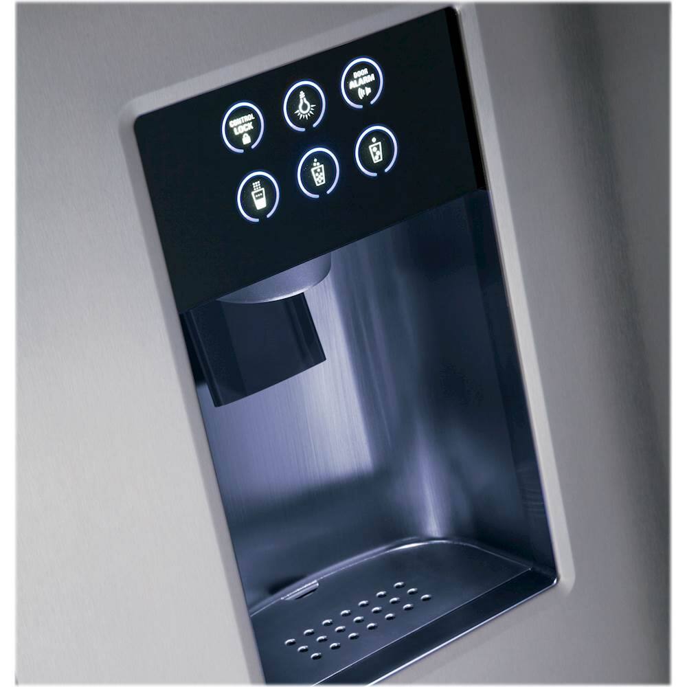 Monogram - 25.5 Cu. Ft. Side-by-Side Built-In Refrigerator - Stainless steel - Alt_View_Standard_18