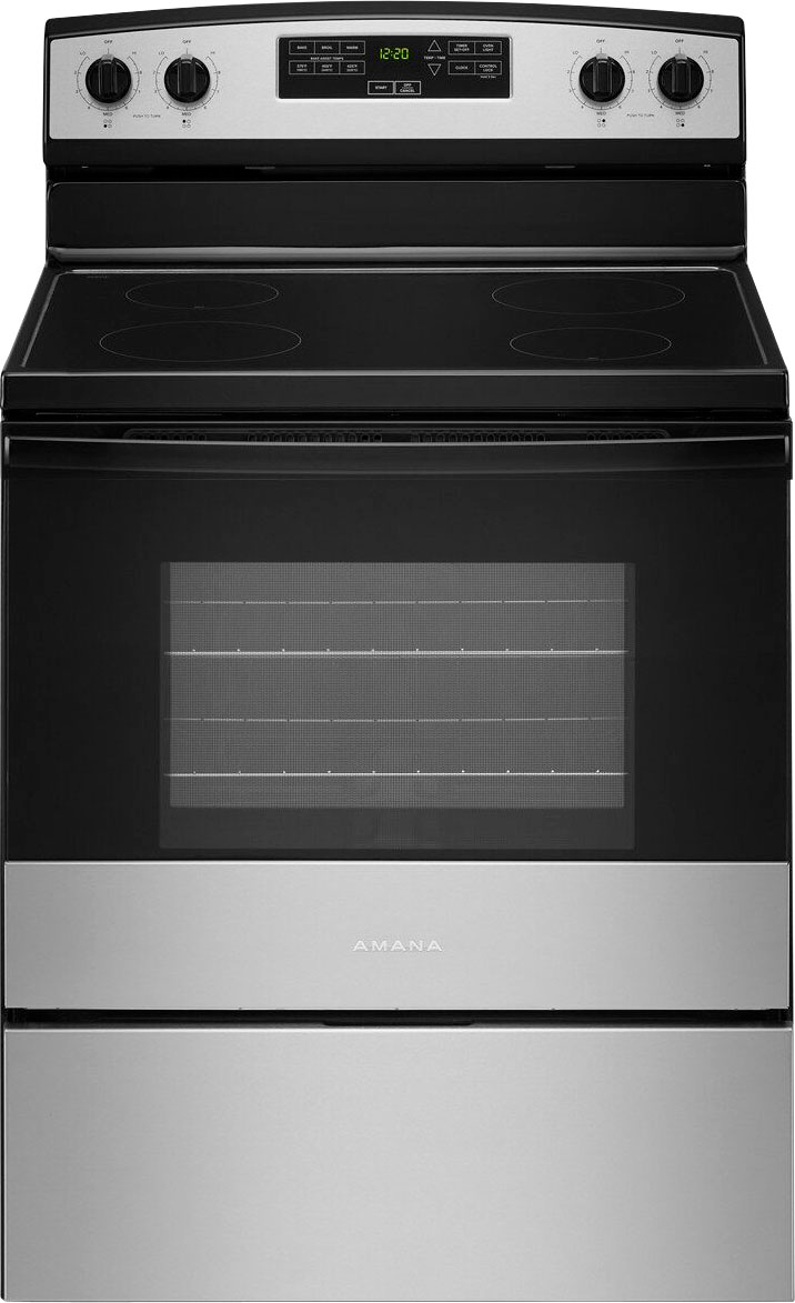 Amana Electric Range Stainless Steel